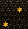 Seamless geometric pattern formed by Stellated Octahedrons