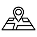 Location pin Glyph Style vector icon which can easily modify or edit