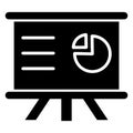 Seo analyzer  Glyph Style vector icon which can easily modify or edit Royalty Free Stock Photo