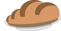 Bread Vector Design Suitable for Website or logos Royalty Free Stock Photo