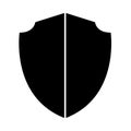 Flat Shield Vector Design For app or etc Royalty Free Stock Photo