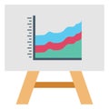 Presentation board vector icon which can easily modify or edit Royalty Free Stock Photo