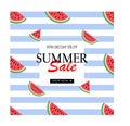 Summer sale background. Summer Sale banner, hot season discount poster. in eps 10 Royalty Free Stock Photo