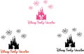 Castle set on white background. Vector illustrator