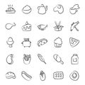 Pack Of Food Doodle Icons