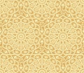 Seamless golden Islamic pattern. Traditional oriental graphic style.