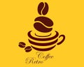 Retro coffee logo