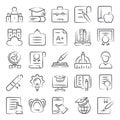 Special Education Doodle Icons Pack Royalty Free Stock Photo