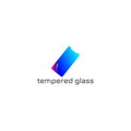 Phone Screen Protector Tempered Glass Accessories Store Logo Design