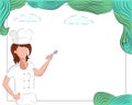 Chef illustration design