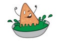 Illustration OF Samosa Snack