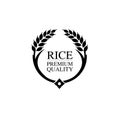 Premium Rice great quality design concept  vector. Royalty Free Stock Photo