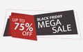 Black friday promotion offer background template Royalty Free Stock Photo