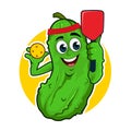 Pickle mascot cartoon