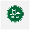 Halal logo and badge design