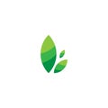 Agricultural health logos symbols icons three leaves