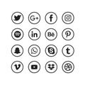 Social Media Vector icons