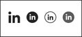 LinkedIn icon, LinkedIn vector icon, LinkedIn png