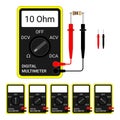 Digital Multimeter Vector Image