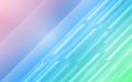 Vector Abstract Diagonal Stripes Texture in Pastel Green, Blue and Pink Gradient Background Royalty Free Stock Photo