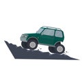 SUV. Off-road car  vector illustration Royalty Free Stock Photo