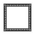 Square decorative frame. Antic Greek style.