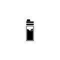 Logo, symbol, icon, drinking bottle, drinking glass, tumbler.