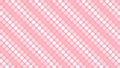 Circles forming diagonal lines in 3 pink tones