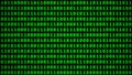 Green colored binary code in black background Royalty Free Stock Photo