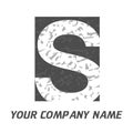 Letter S custom business company abstract  vector design icon logo Royalty Free Stock Photo