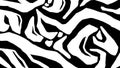 Black and white scribble like cow / zebra color Royalty Free Stock Photo