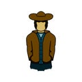 Illustrations, logos, icons, symbols, cowboys, bounty hunters.