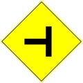 Vector of which indicates a three-sided intersection with one to the left