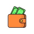 Wallet illustration