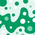 Green liquid and bubble background