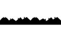 City silhouette vector. eps10 Royalty Free Stock Photo
