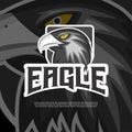 Mascot logo of eagle esport