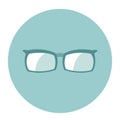 Fashion eyewear icon, for protection from blazing ultraviolet rays