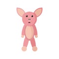 Illustration vector graphic of pig doll illustration - vector Royalty Free Stock Photo