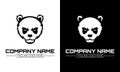 Ilustration vector graphic of Panda Head Logo Design Template. Modern Design. Panda logo.