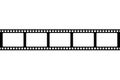 Film strip icon . tape photo film strip frame, Video Film strip roll, Vector illustration. Royalty Free Stock Photo