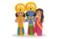 Lakshman Lord Rama, Goddess Sita Cartoon Character