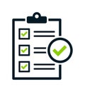 Clipboard checklist icon