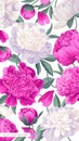 Vector floral background, composed specifically for cell phone screens. Royalty Free Stock Photo
