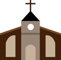 Vector of a magnificent christian church