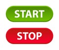 Start stop button Royalty Free Stock Photo