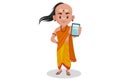 Chanakya Vector Cartoon Illustration