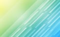 Vector Abstract Diagonal Stripes Texture in Pastel Blue, Green and Yellow Gradient Background Royalty Free Stock Photo