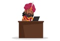 Vector Graphic Illustration of Shakuni Royalty Free Stock Photo