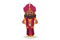 Vector Graphic Illustration of Shakuni Royalty Free Stock Photo